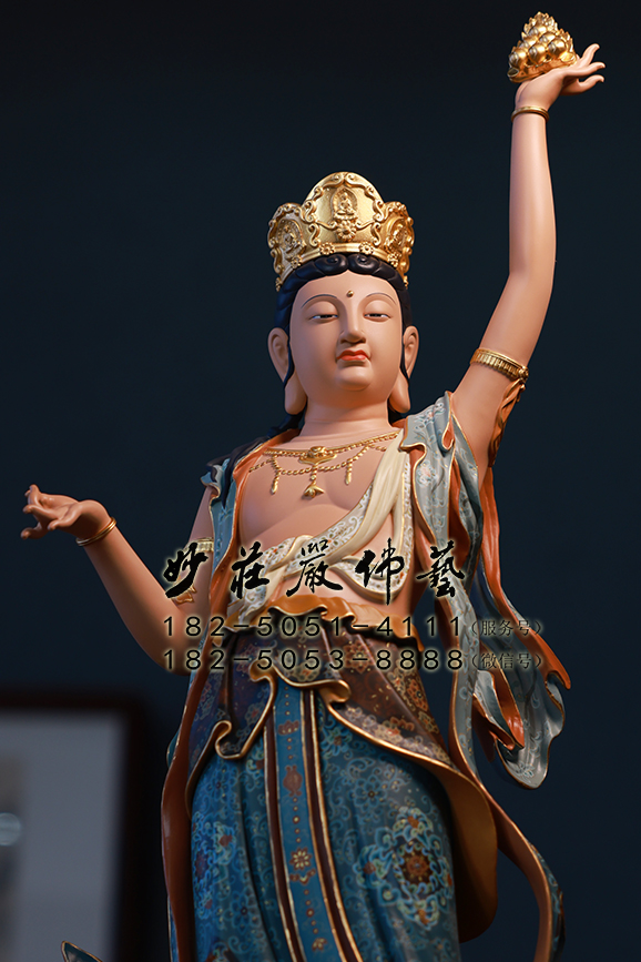 虚空藏菩萨侧面实拍图 虚空藏菩萨侧面近照