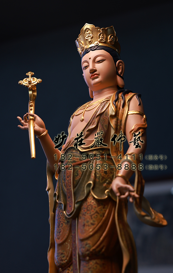 普贤菩萨侧面近照