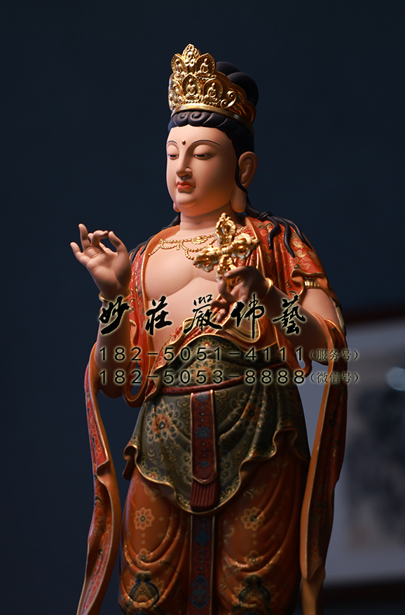 金刚手菩萨侧面实拍图