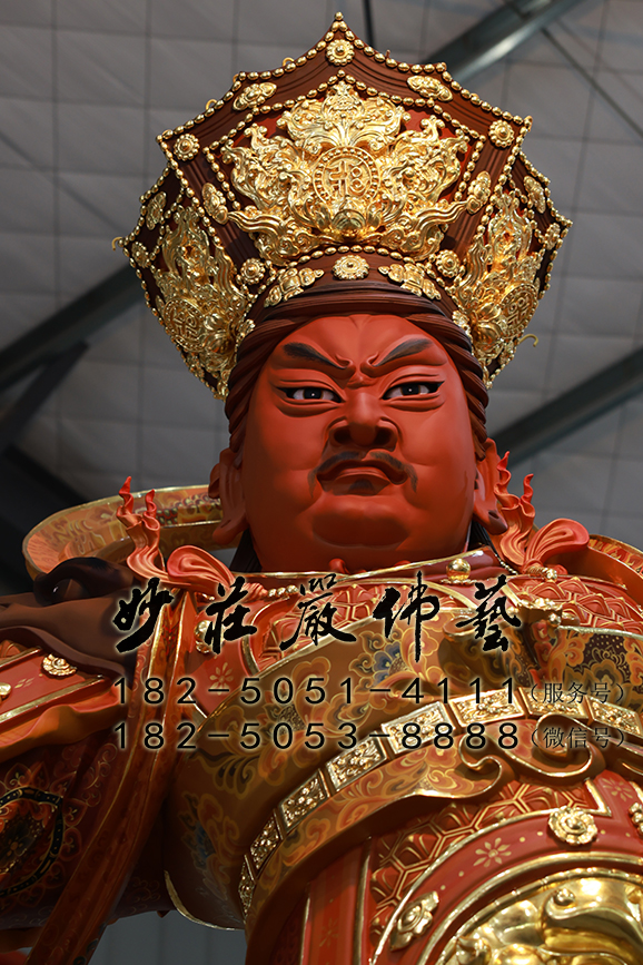 铜雕广目天王佛像 广目天王塑像