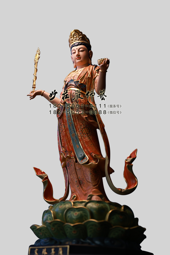 文殊菩萨雕塑