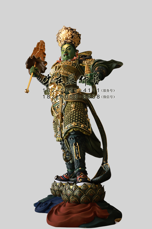 北方多闻天王塑像