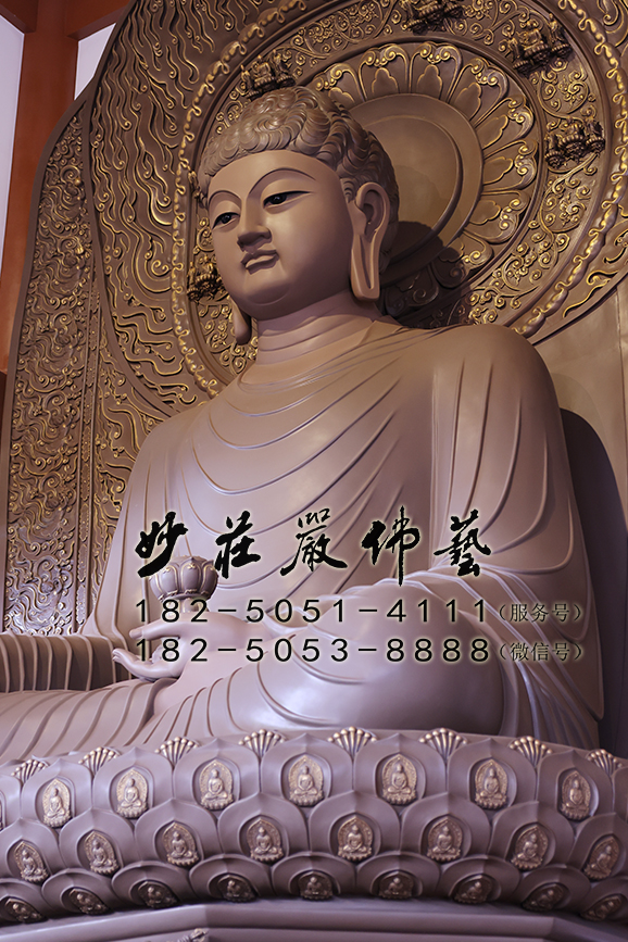 阿弥陀佛右侧近照 阿弥陀佛侧面近照