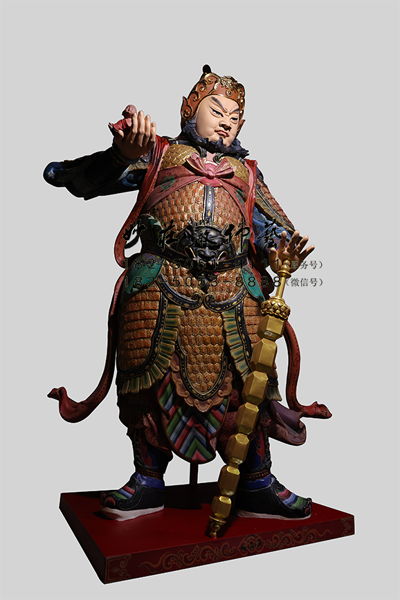 铜雕高元帅左侧照