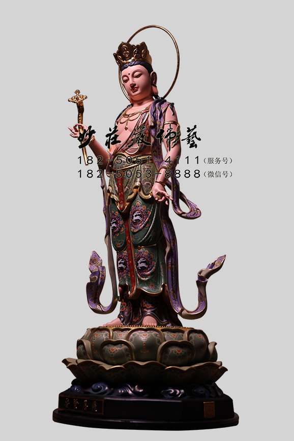 普贤菩萨右侧照