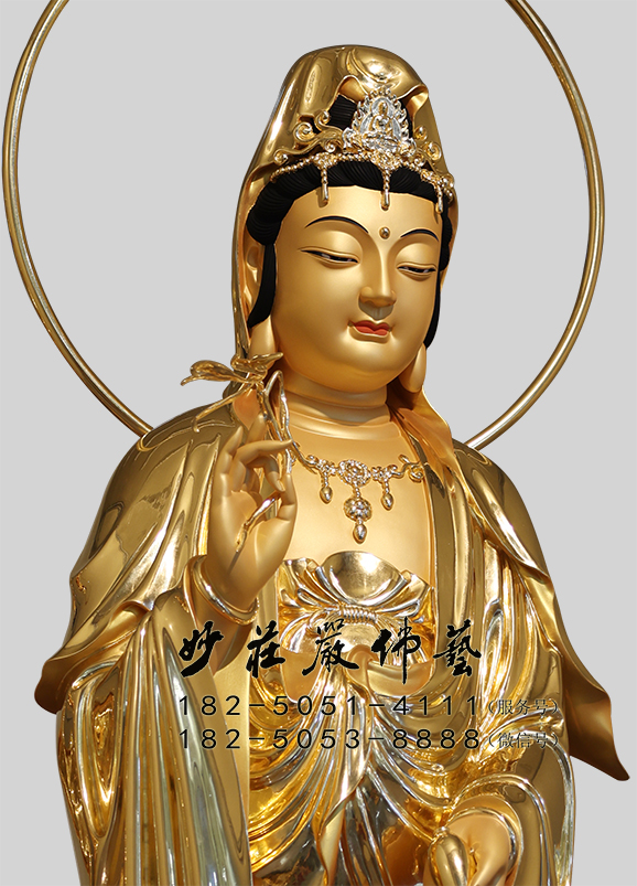 观世音菩萨侧面近照